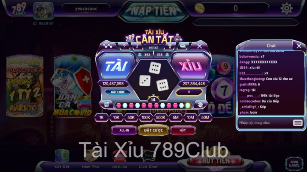 789club tài xỉu